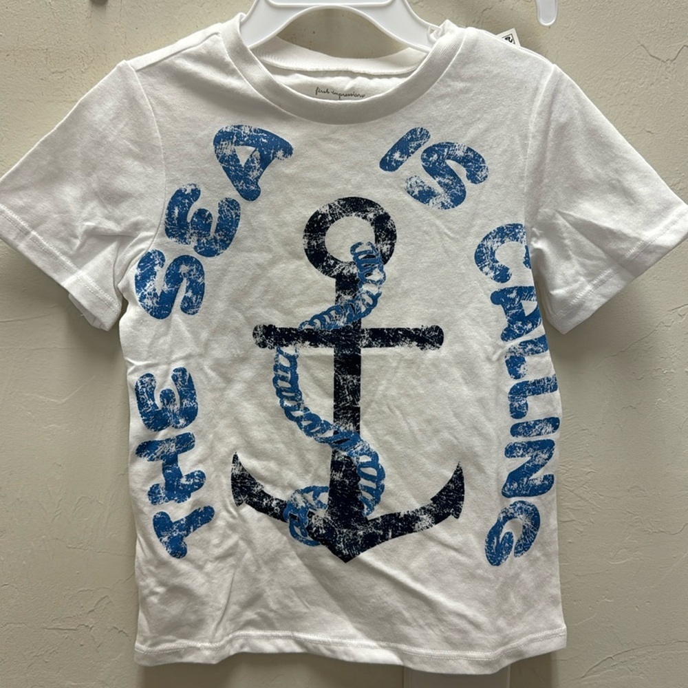 First Impressions Nautical Shirt NWT